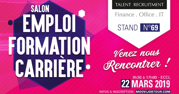 Moovijob Tour Luxembourg : rendez-vous le 22 mars 2019